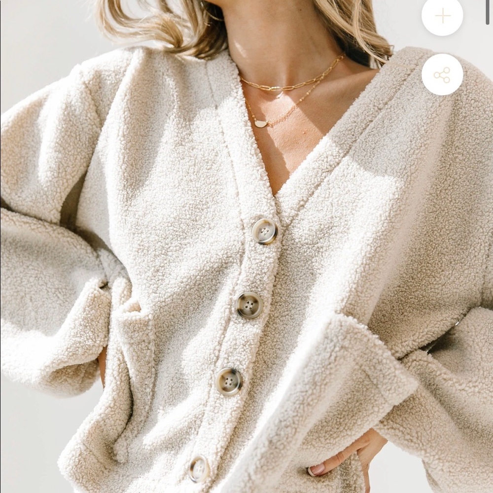 LUCA & GRAE — Taupe Teddy Jacket